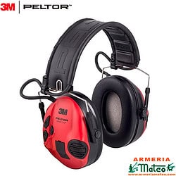 Cascos Peltor SportTac Rojo