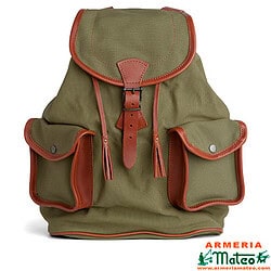 Mochila Zurrón lona verde